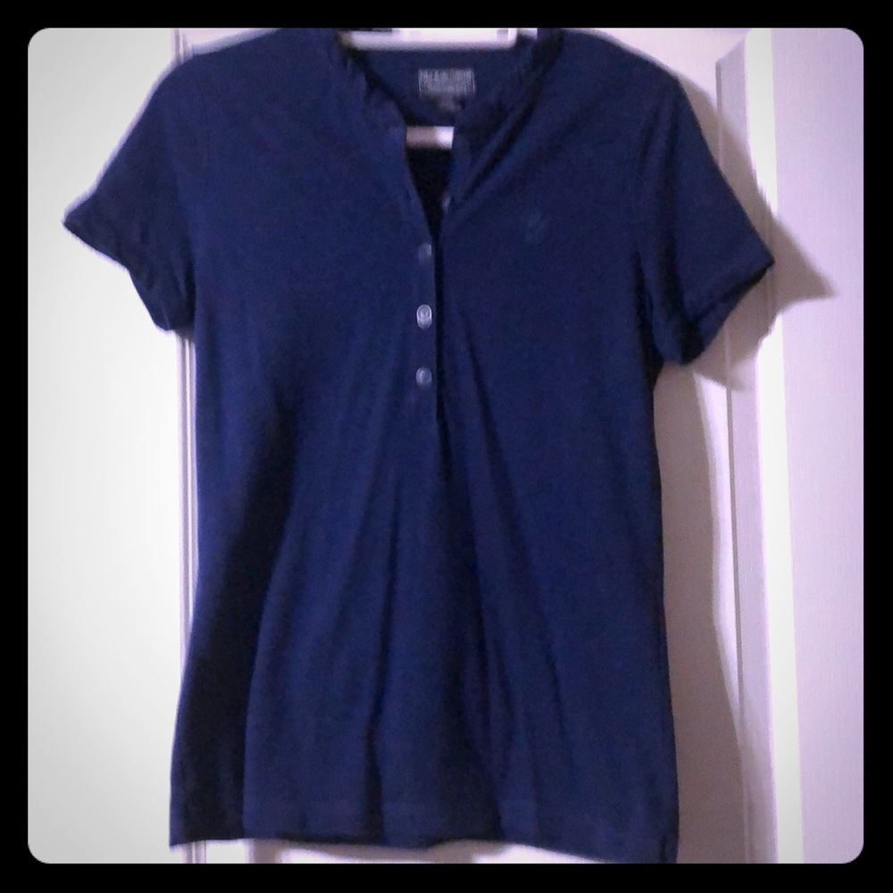 SZ S Ralph Lauren Small Navy Top LIKE NEW